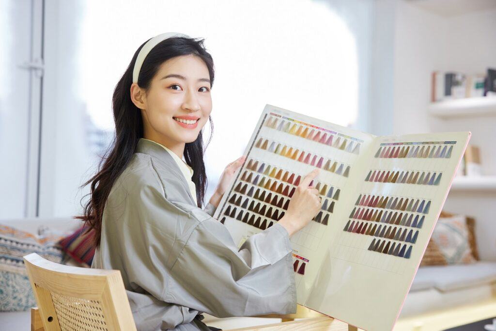 những màu nhuộm không cần tẩy tóc cho nữ