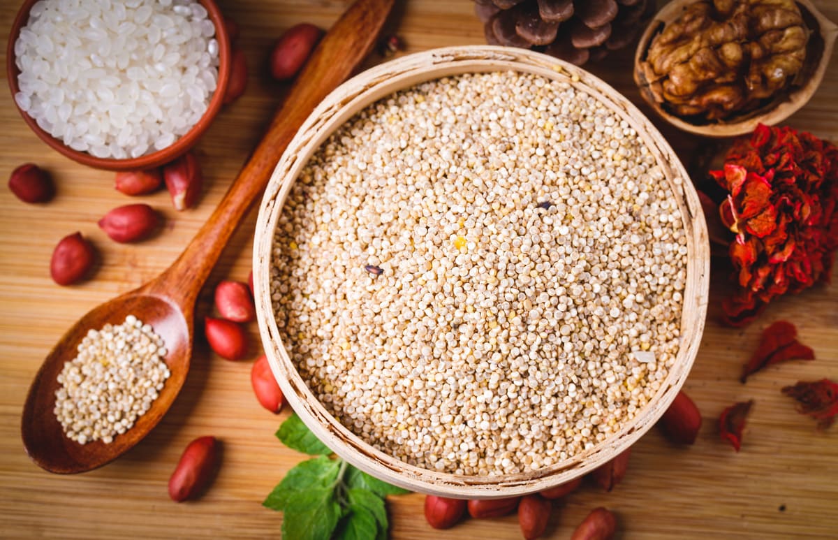 hạt quinoa giúp tăng cơ