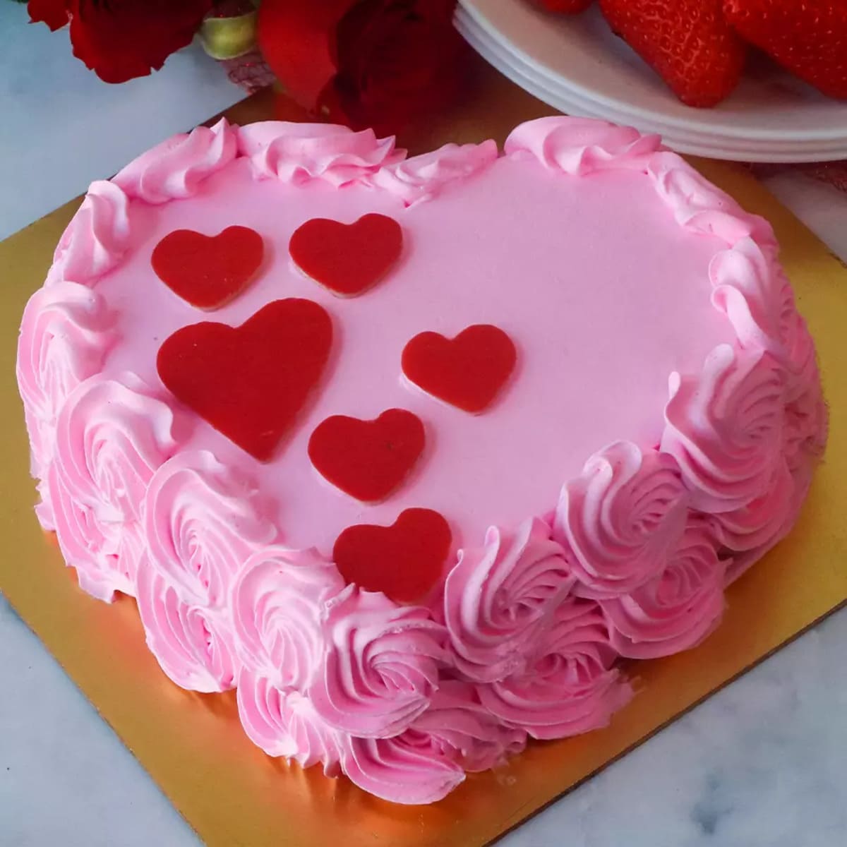 20+ ý tưởng trang trí bánh kem Valentine cực ngọt ngào cho người thương 24