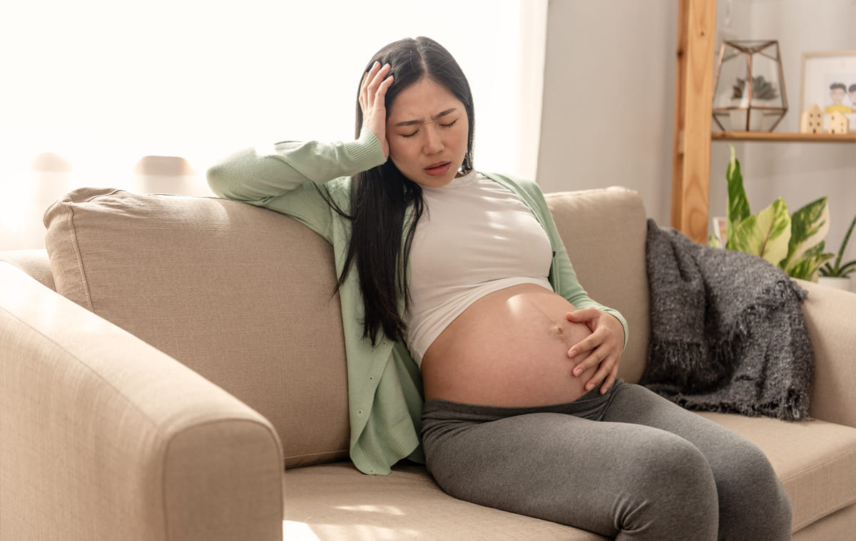 ảnh hưởng khi bị stress khi mang thai 