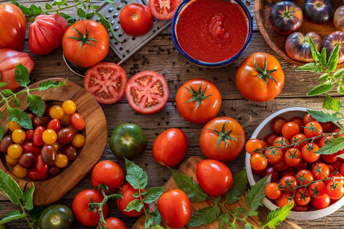 Cà chua là một nguồn sắt không heme và chứa một lượng đáng kể vitamin