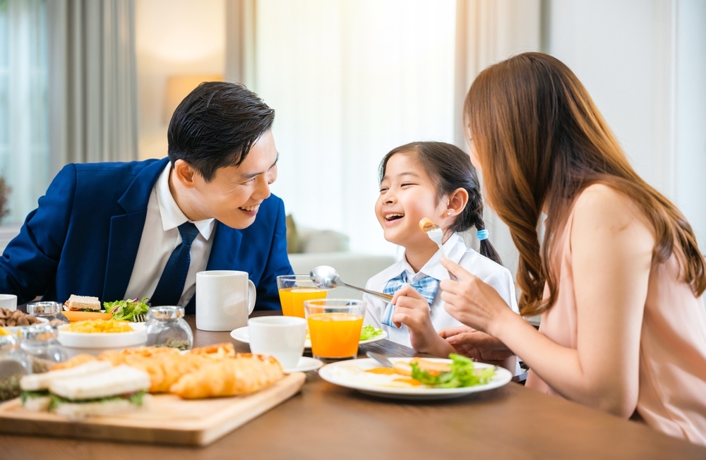 lợi ích của việc ăn sáng tại nhà