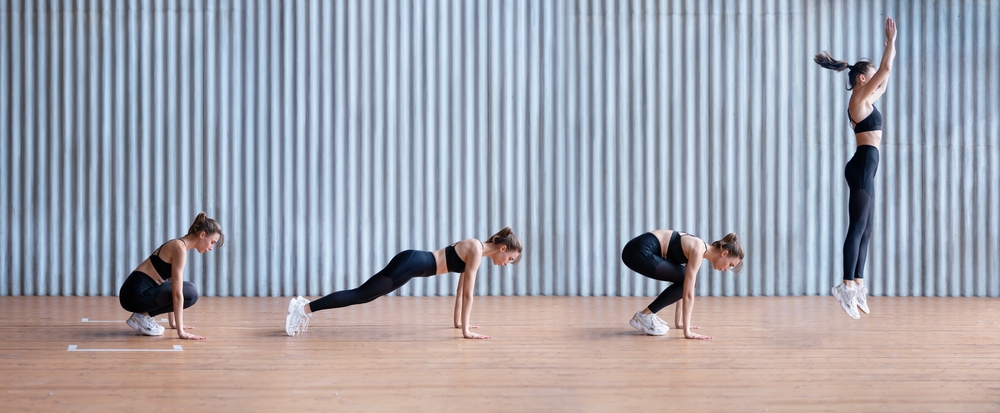 tập thể dục giảm cân là bài tập Burpees