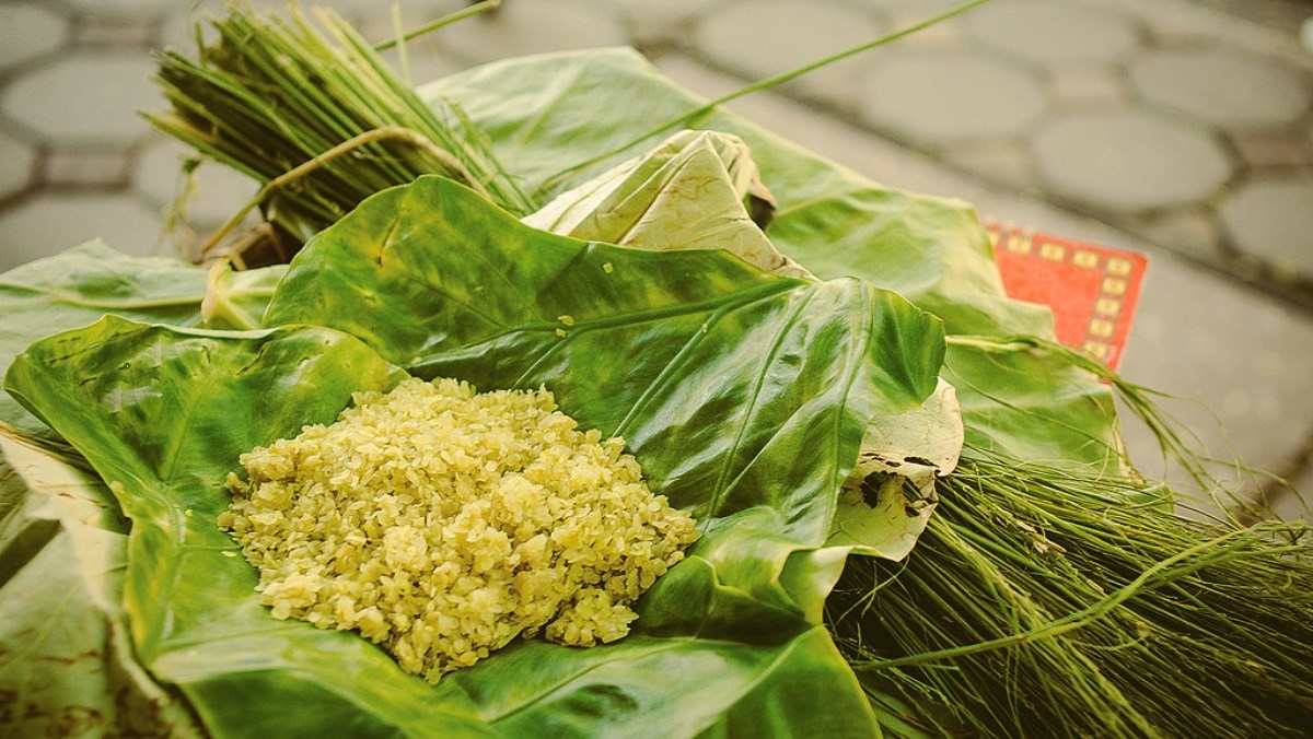 cách làm chả cốm​ và cách chọn nguyên liệu