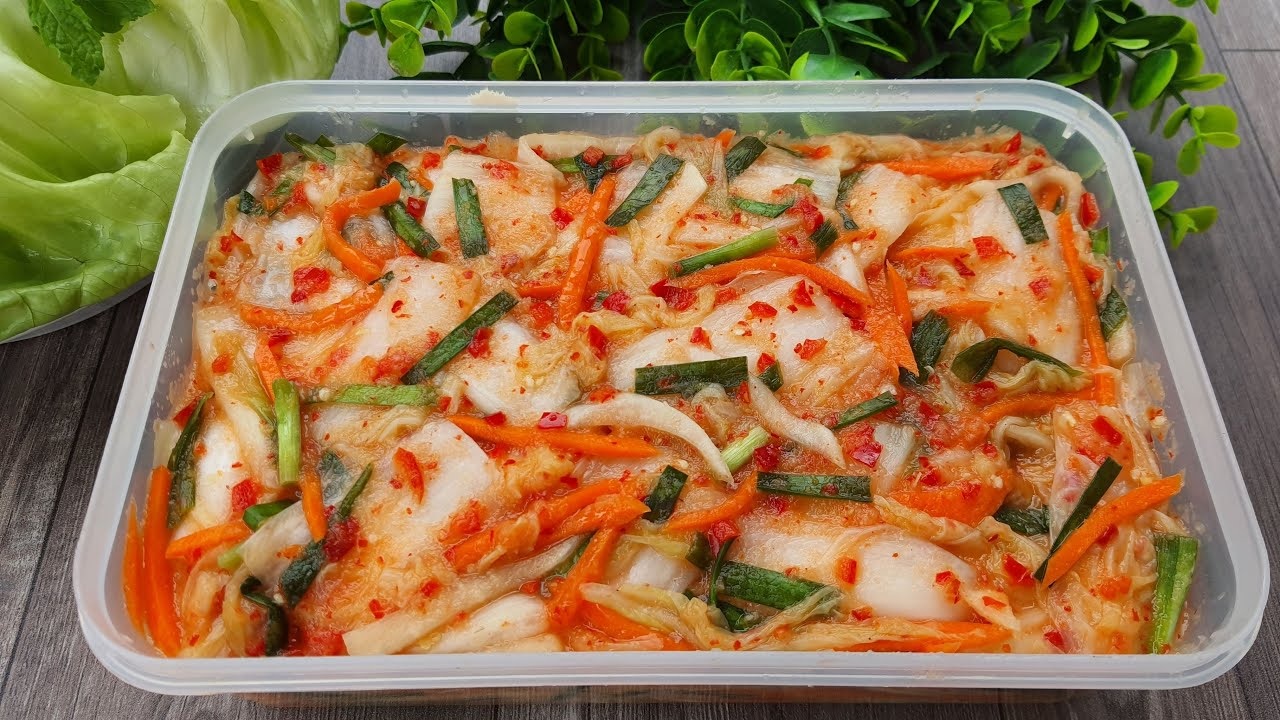 cách làm kim chi cải thảo​​​ ngon