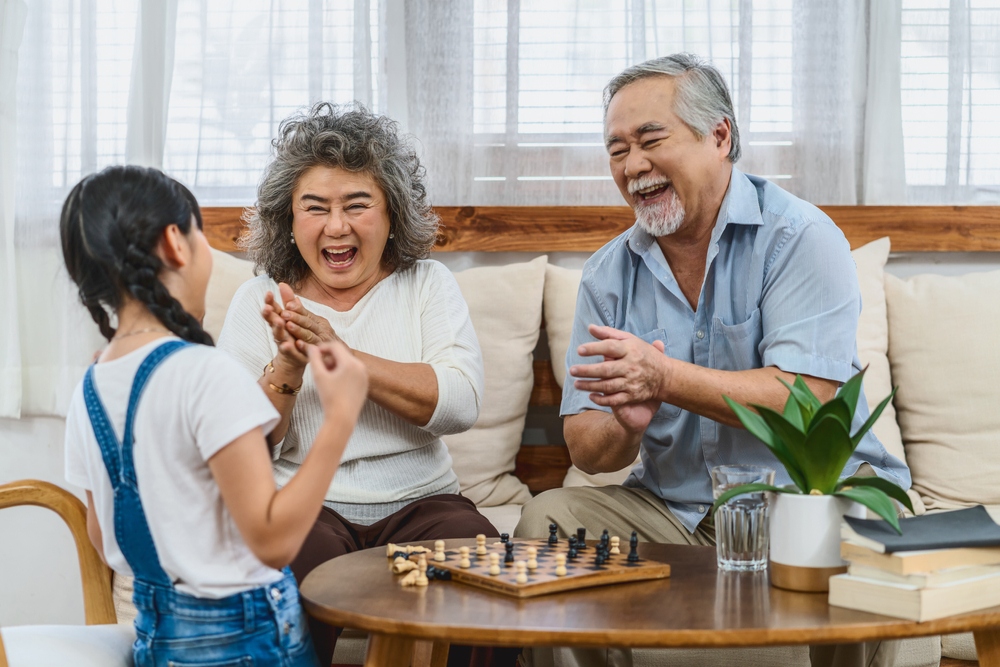 tình cảm của cháu đối với ông bà​
