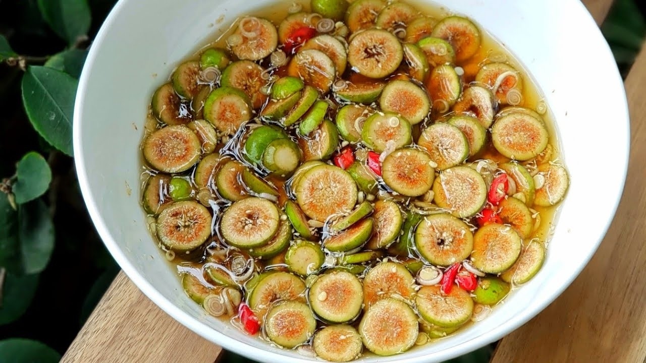 cách muối sung​ ngâm nước mắm