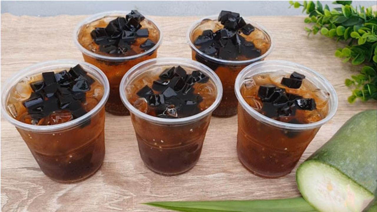 cách nấu trà bí đao​ và sương sáo
