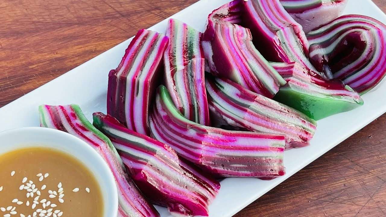 Sự sáng tạo với bánh đúc ngọt