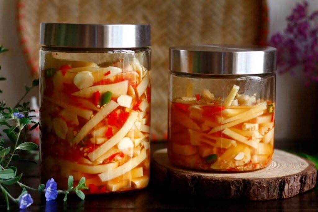 cách làm măng ớt​