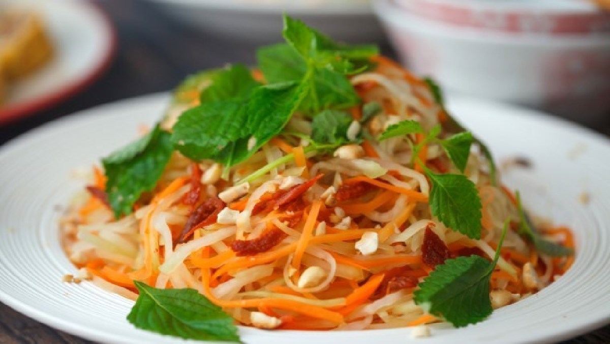 cách làm nộm đu đủ​