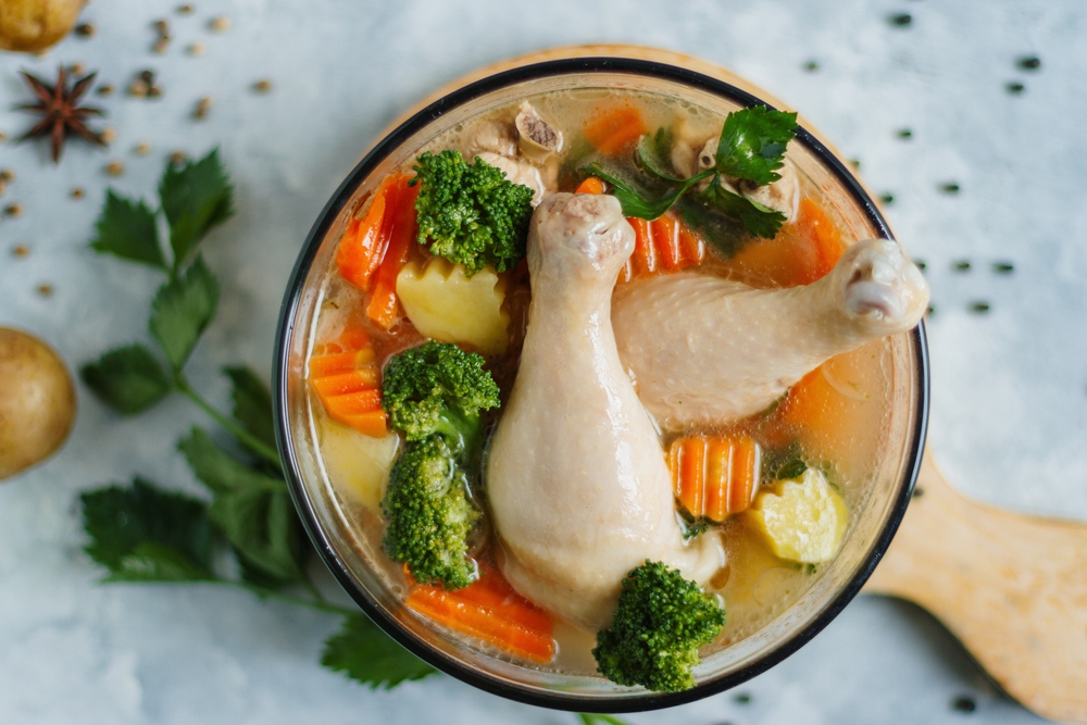 món ăn gia đình đơn giản​ là canh gà