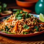 cách làm miến trộn xì dầu