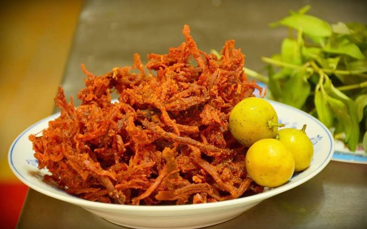 cách làm thịt bò khô sợi