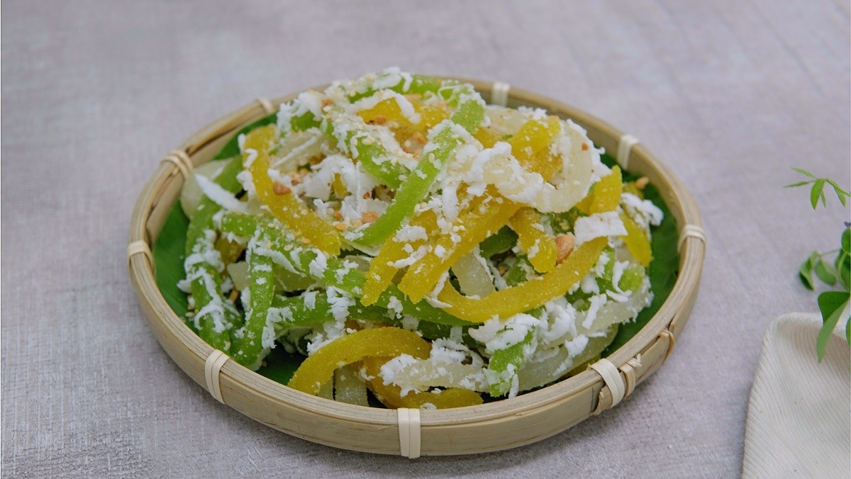 cách làm bánh tằm khoai mì và thưởng thức