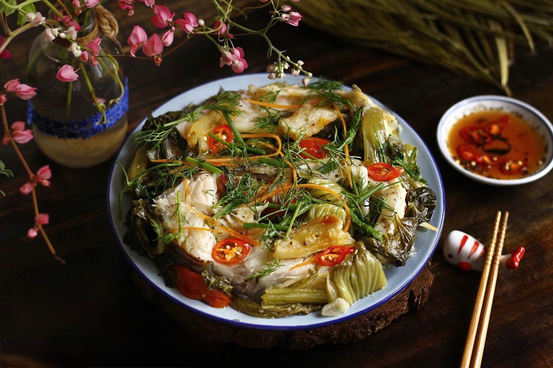 cách nấu cá chép om dưa​