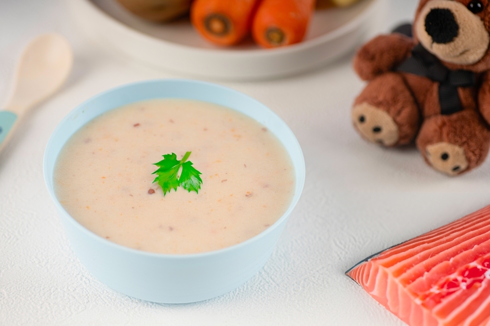 cách nấu cháo cá hồi​