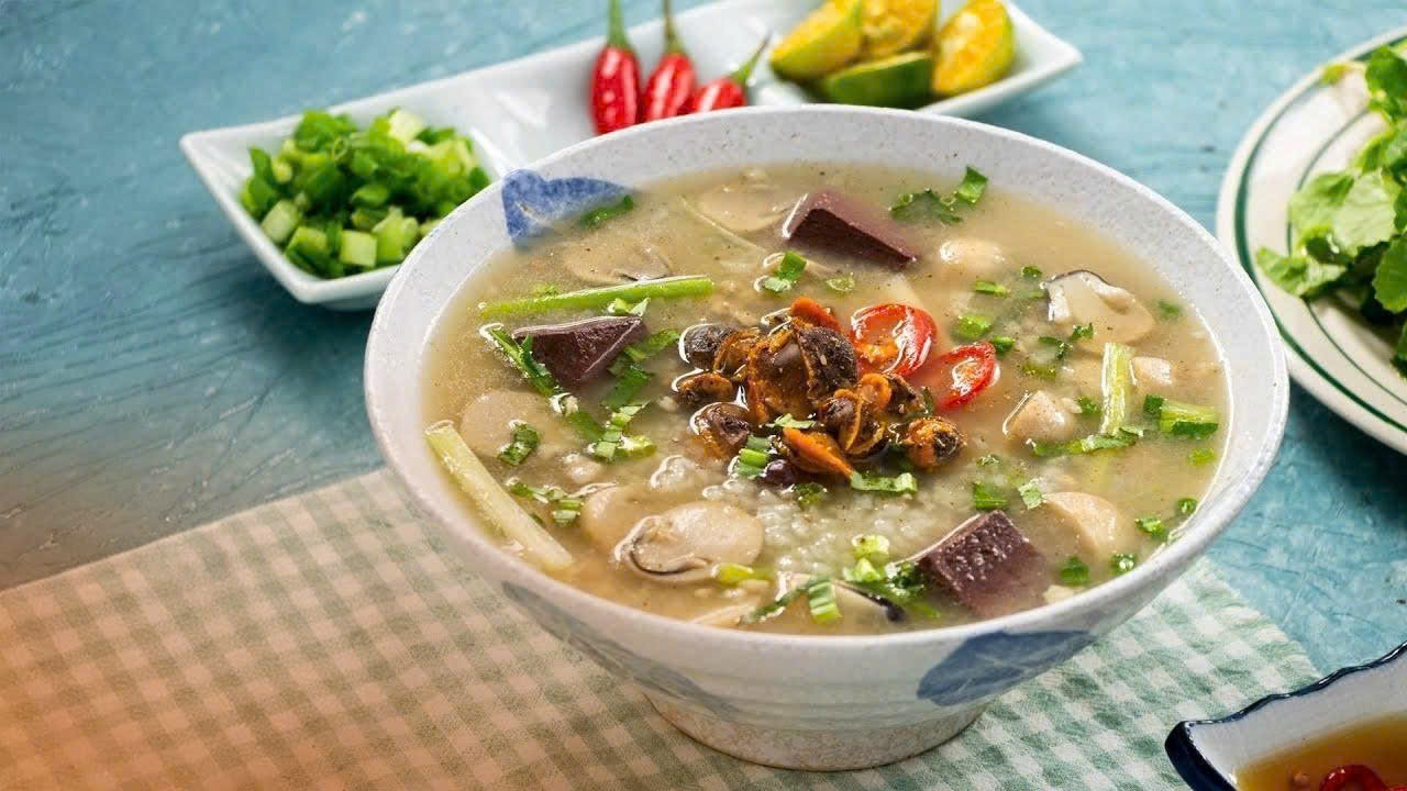 cách nấu cháo sò huyết và thưởng thức món ăn cách nấu cháo sò huyết và hoàn thiện món ăn