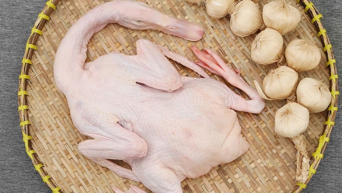 cách nấu cháo vịt​ và chuẩn bị nguyên liệu