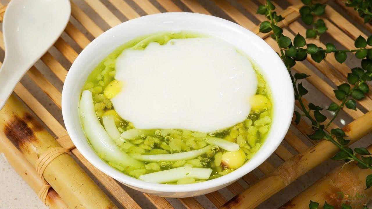 cách nấu chè cốm​ và thưởng thức món chè