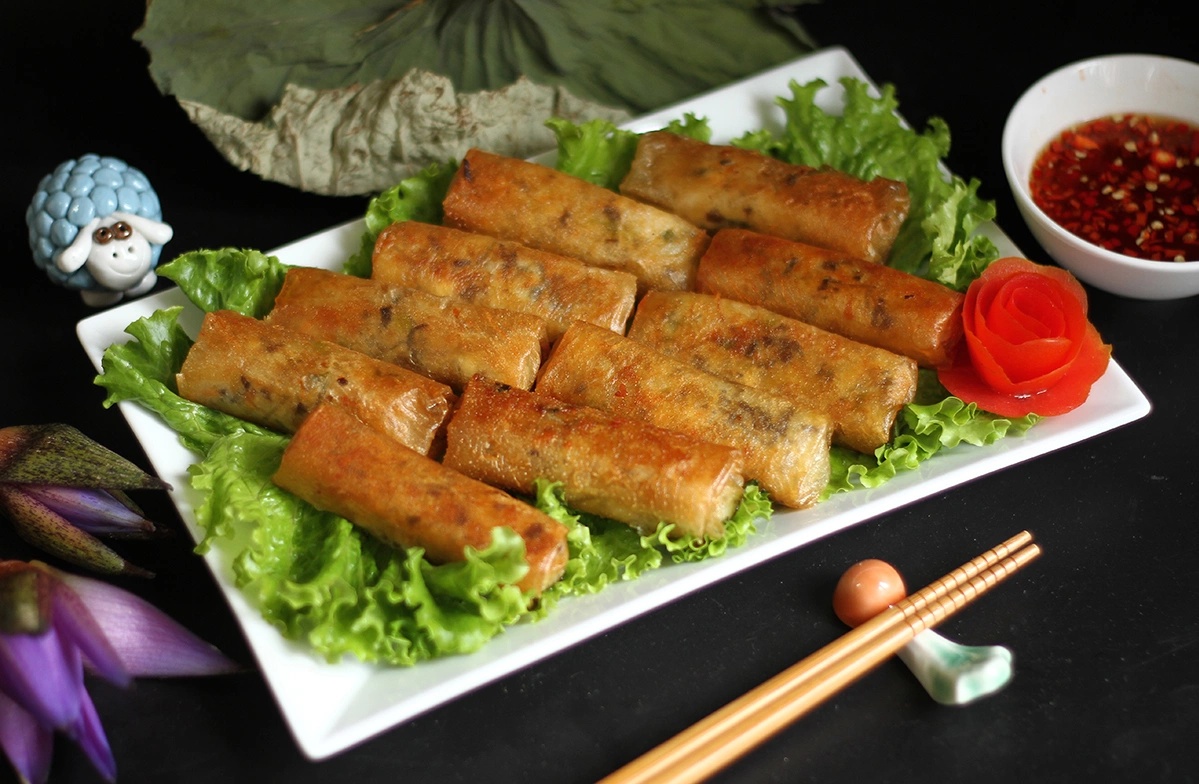 Cách làm chả giò chay giòn rụm không bị ỉu dù để ở ngoài lâu Cách làm chả giò chay giòn rụm không bị ỉu dù để lâu