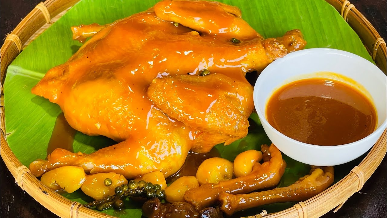 cách làm gà hấp mắm nhĩ​ tại nhà